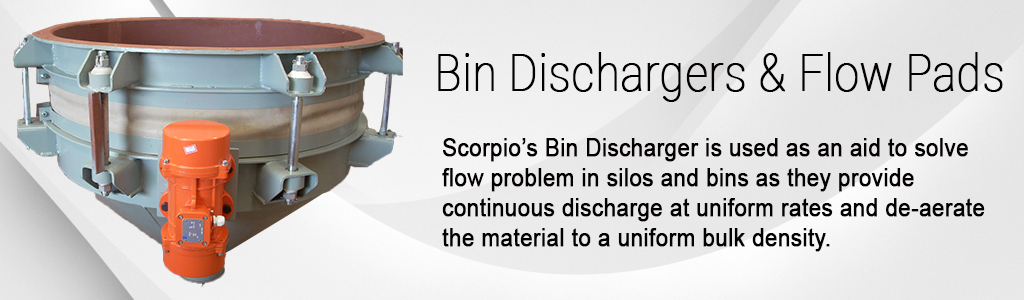 Bin Dischargers and Flow Pads